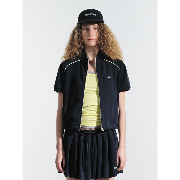 25HS MIST ZIP-UP JUMPER (NAVY)