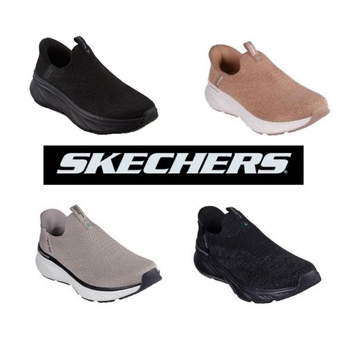 스케쳐스 남녀 엣지라이드 슬립인스 슬립온 4종 워킹화 SCT