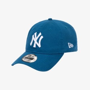 뉴에라 MLB 뉴욕 양키스 워시드 베이직 언스트럭쳐 볼캡 언더워터 블루 14205773