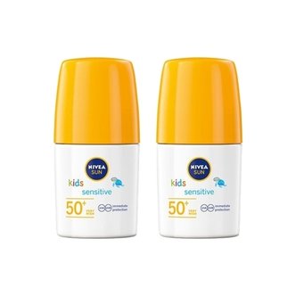 니베아 선 키즈 센서티브 롤온 50ml x2