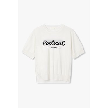 GCUT [지컷25F/W]사이드 슬릿 레터링 풀오버(7255350102)