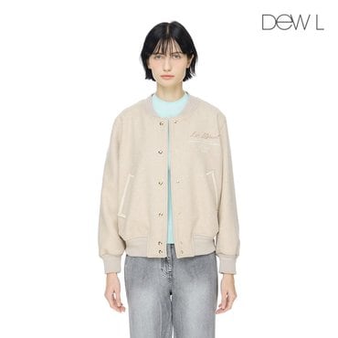 듀엘 [신세계센텀][듀엘] 레더 트리밍 봄버 점퍼 LE_D244MSJ036
