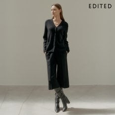 EDITED 에디티드 라쿤울 혼방 버뮤다 팬츠