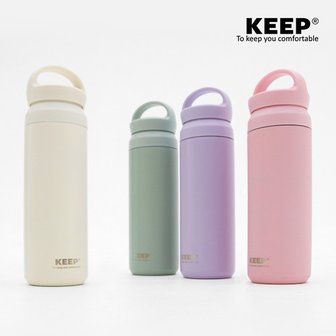 KEEP 캠핑 보온 보냉 스텐 이지 핸들 텀블러 500ml