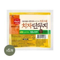 하선정 4 꼬들꼬들 단무지 200g x5개