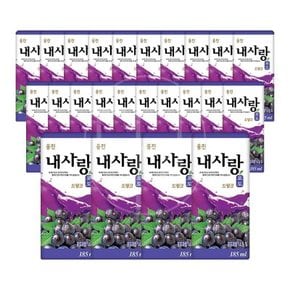 웅진 내사랑 포도 드링크 185ml 24팩