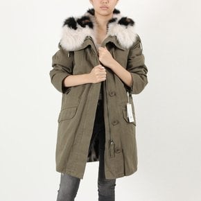 이브살로몬 아미 리버시블 폭스 여성 파카 AF10890R61X Yves Salomon Fox Reversible Parka