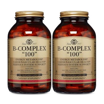 솔가 비타민B 컴플렉스 100 B-complex 250베지캡슐 X 2통