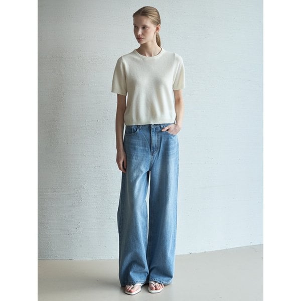 Wide Denim Pants_Blue