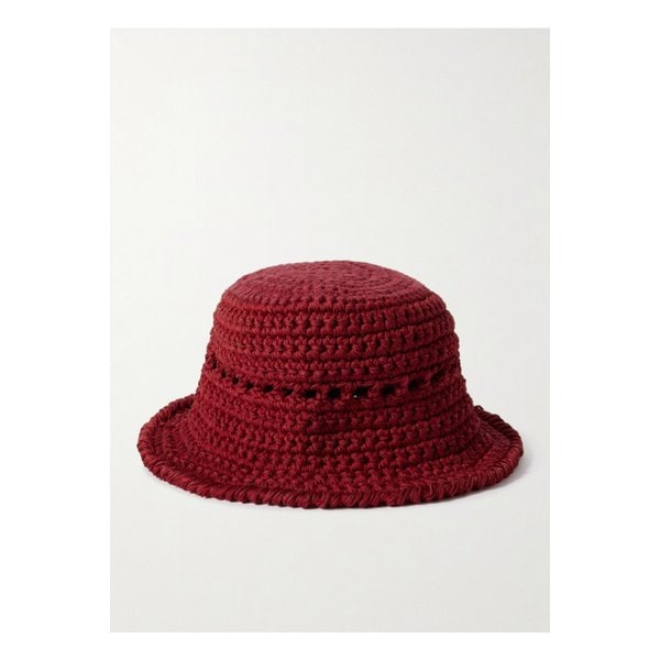울트라바이올햇 코튼 라피아 블렌드 크로셰 버킷 햇 1647597338310858