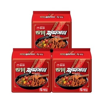  농심 사천짜파게티 멀티팩(4봉지) x 3개 / 봉지라면_