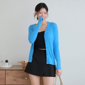 [최초가 109,900원][르포엠]루시 골지 브이넥 니트 가디건 3종세트