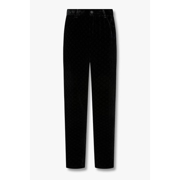 남성 로고 패턴 벨루어 팬츠 A113322010000