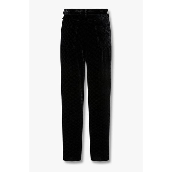 남성 로고 패턴 벨루어 팬츠 A113322010000