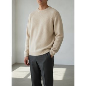크루넥 울 스웨터 1248137