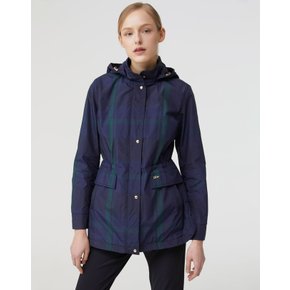 [24SS] [스테디셀러]체크 패턴 탈착후드 점퍼 (NAVY) WNJU4A002N3