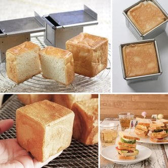 포텐시아 타이거크라운 뚜껑있는 식빵틀(미니6Cm)/빵틀
