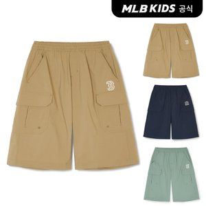 MLB키즈 (공식)24SS 7부 우븐 카고 팬츠 (3color) 7ASMCP243