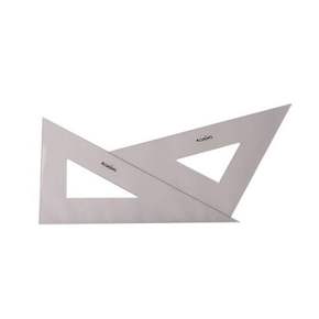KORING 삼각자 30cm 2개SET 방안자 컷팅자 책자 잣대