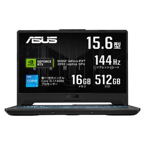 ASUS PC TUF Gaming F15 FX506HF GeForce RTX 2050 Core i5-11400H 16GB SSD512GB 144Hz RGB