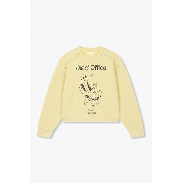 그래픽 크롭 맨투맨 9106122107022