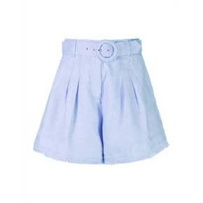 4687830 Zimmermann Tama Pleated Short In Sky Blue