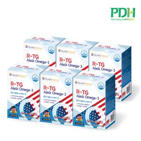 PDH 알티지RTG 알래스카 오메가3 6박스(360캡슐)