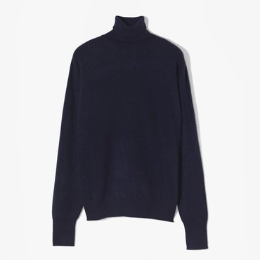 샌프란시스코마켓 캡틴션샤인[ALL CASHMERE HIGHNECK PULLOVER KNITWEAR]/캐시미어 니트 네이비 KSC2M50000