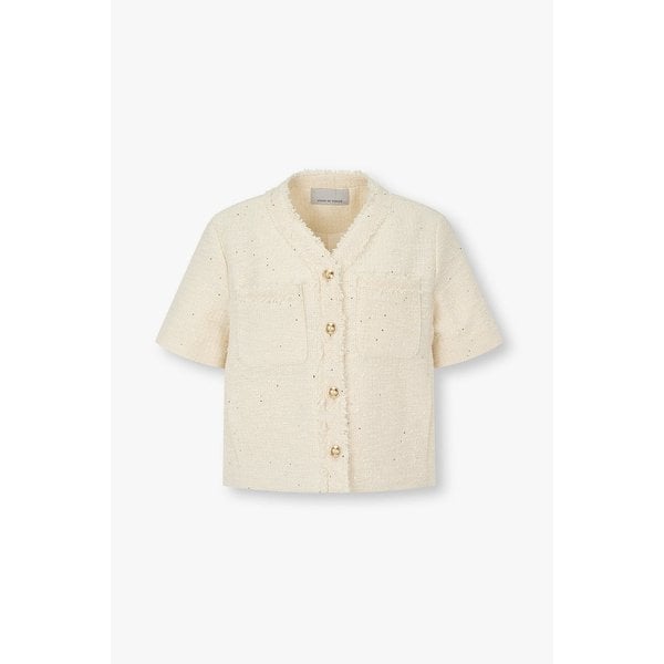 [파주점] 트위드 하프 슬리브 자켓 7126210502