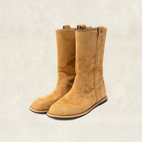 X ATT SUEDE MIDDLE BOOTS CAMEL