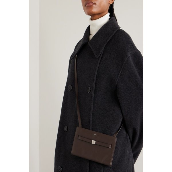 다크 브라운 가죽 숄더백 46376663162980164