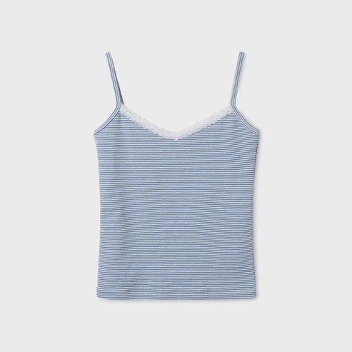후아유 Lace Ribbed Sleeveless  WHRNF2592F