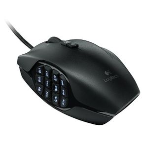 미국 로지텍 G 마우스 Logitech G600 MMO Gaming Mouse RGB Backlit 20 Programmable Buttons 블