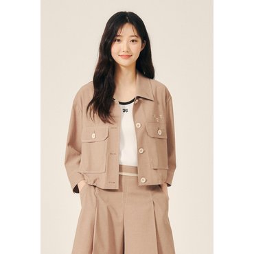 JJ지고트 린넨 스티치 아웃 포켓 점퍼(GP5A0JPJ41)