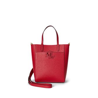 로렌 랄프 로렌 페블 레더 스몰 캐머린 토트백(WALRBAG0G620373600)
