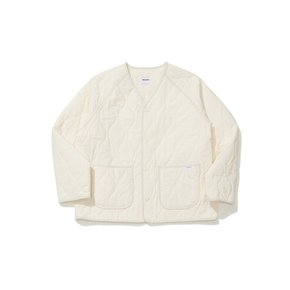 LOOSE FIT QUILTING JUMPER CREAM