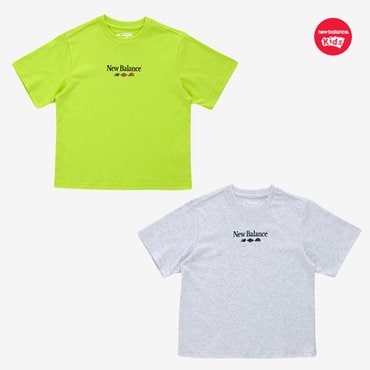 뉴발란스키즈 ESSENTIAL_5부 반팔티 (NK9EF3112U)