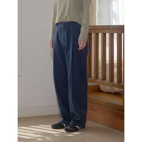 Zoe One-tuck Chino Pants [Navy]