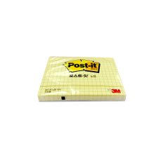 3M 포스트 잇 노트 (노랑격자 102X73mm 1개 100매) 0081