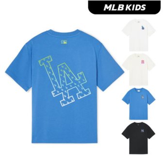 MLB키즈 24SS 클래식 모노그램 그라데이션 빅럭스 티셔츠 7ATSM0243 (4color)