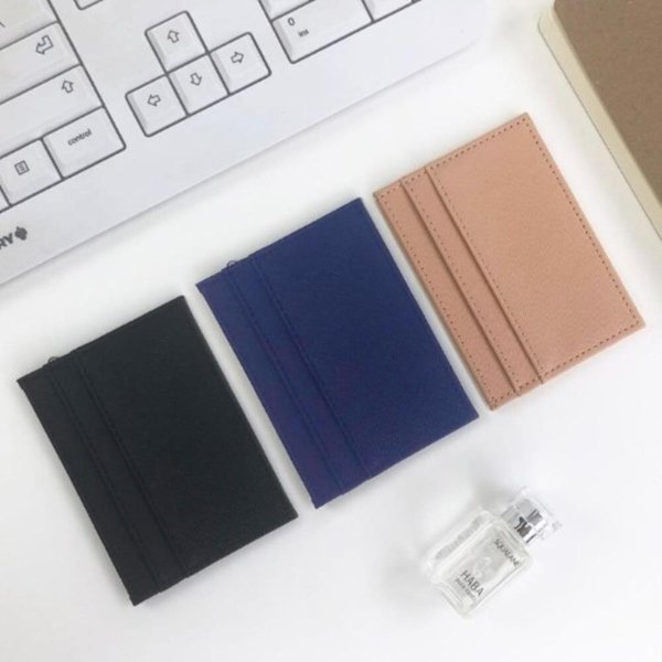 [옷자락] 남자 여자 사계절 실용적 카드지갑 키홀더 세트