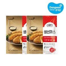 [동원냉장냉동] 더원잇 생선까스 1.2kg x 2개