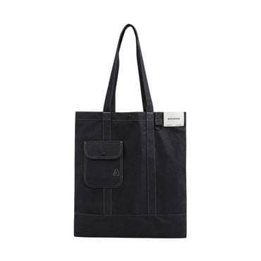 버커루 데님 포켓 에코백(B255AB030P)