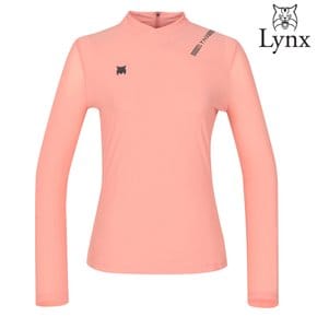 [링스] 여성 타공 배색 변형넥 티셔츠 L21C1TH061_CO