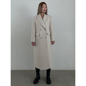 CLASSIC DOUBLE WOOL COAT CREAM