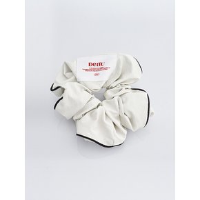 Metal Big Label Scrunch[White]