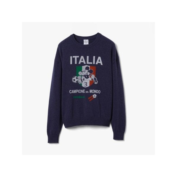 25FW 와일드 동키 스웨터 ITALIADEEPNAVY DEEP NAVY DOM