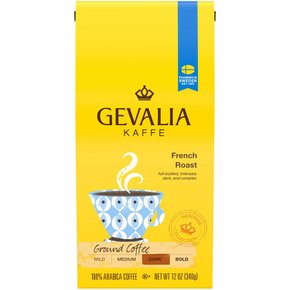 [해외직구]제발리아 프렌치 다크 그라운드 커피 340g/ Gevalia Coffee French Roast Dark Ground 12oz