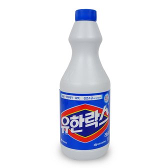  유한락스 1L 레귤러 살균 표백제 찌든때 묵은때 화장실청소 곰팡이