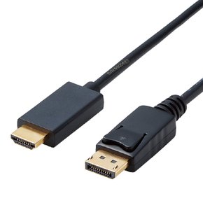 ELECOM 변환 케이블 HDMI DisplayPort 2.0m 블랙 CAC-DPHDMI20BK